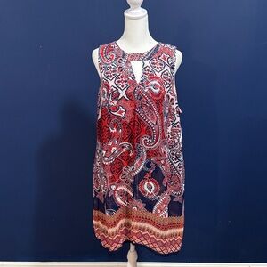 Paisley Sleeveless Top